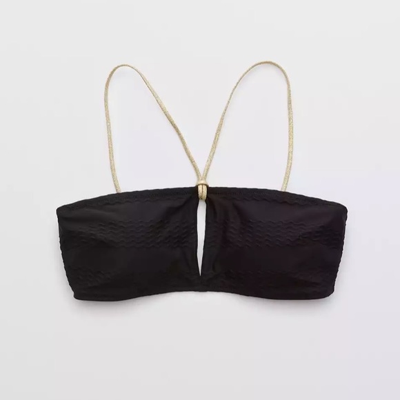 CLEARANCE✨ Aerie Jacquard Keyhole Bandeau Bikini Top - Picture 4 of 13